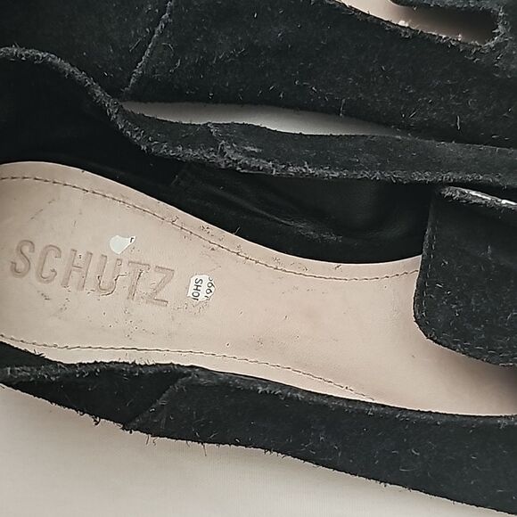 SCHUTZ SUEDE SHOES SIZE 9.5B - Picture 5 of 9